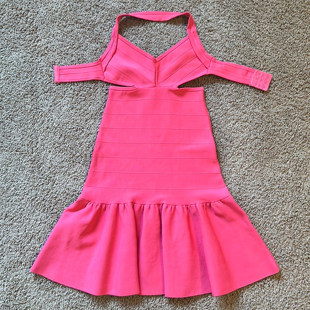 Hot Pink Bandage Guess Dress XS